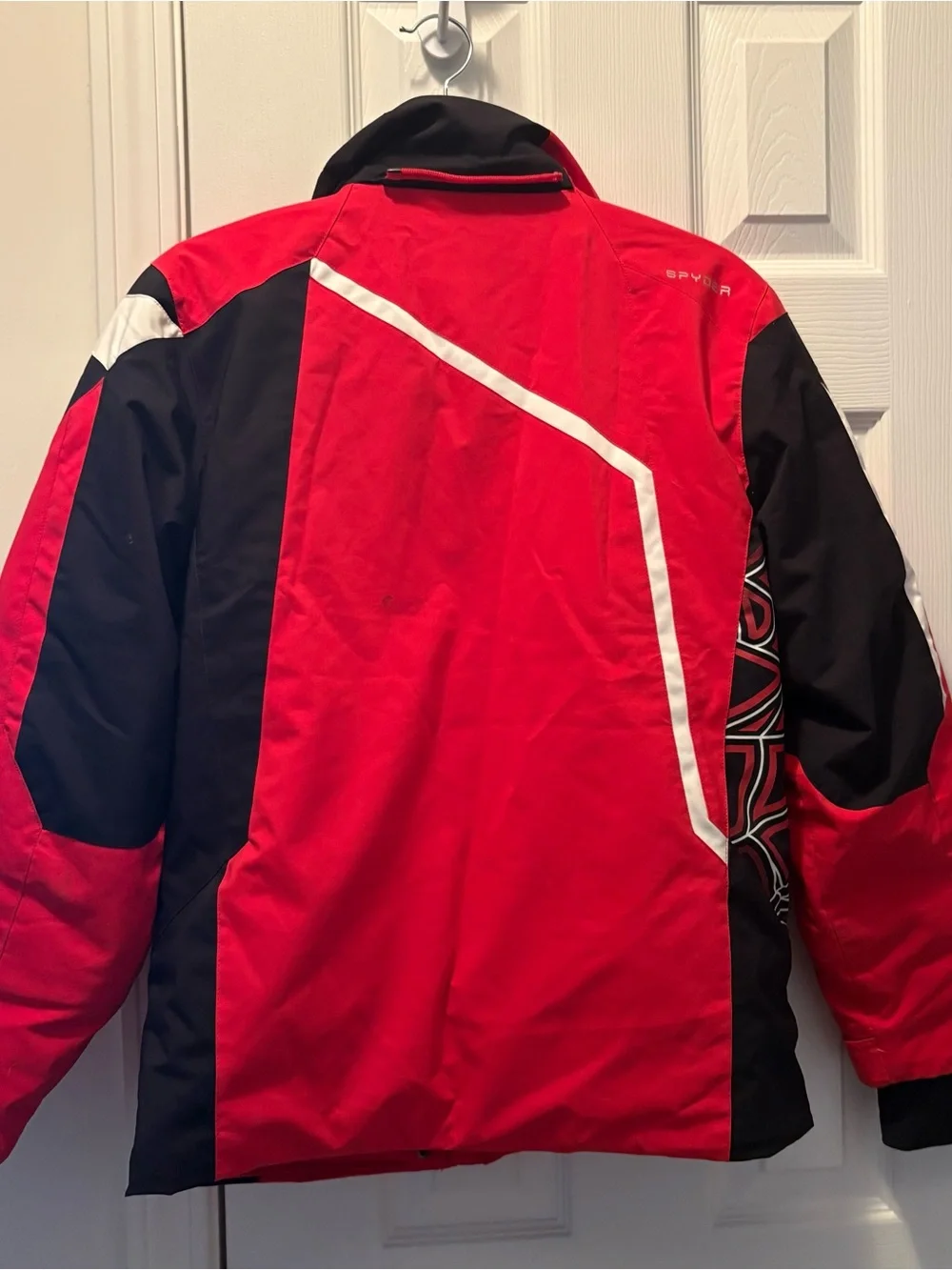 Boys Spyder Red & Black Ski Jacket